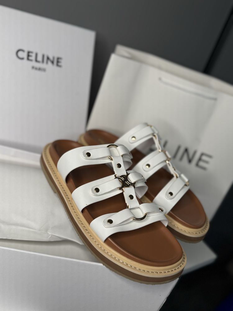 Шльопки шльопанці тапки босоніжки celine