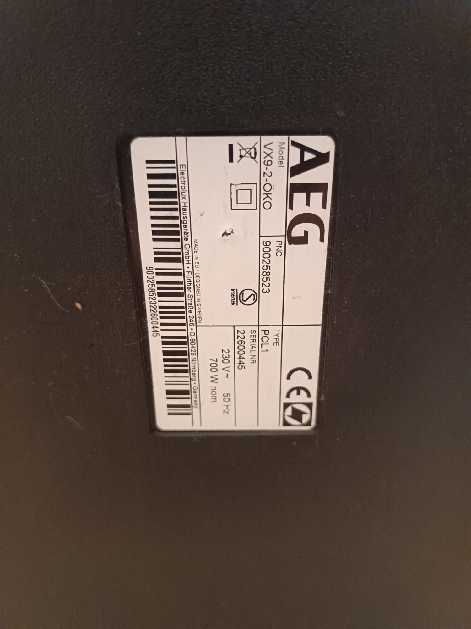 " Odkurzacz AEG VX9-2
