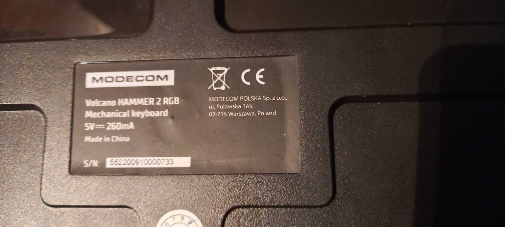 Klawiatura mechaniczna Volvano HAMMER 2 RGB