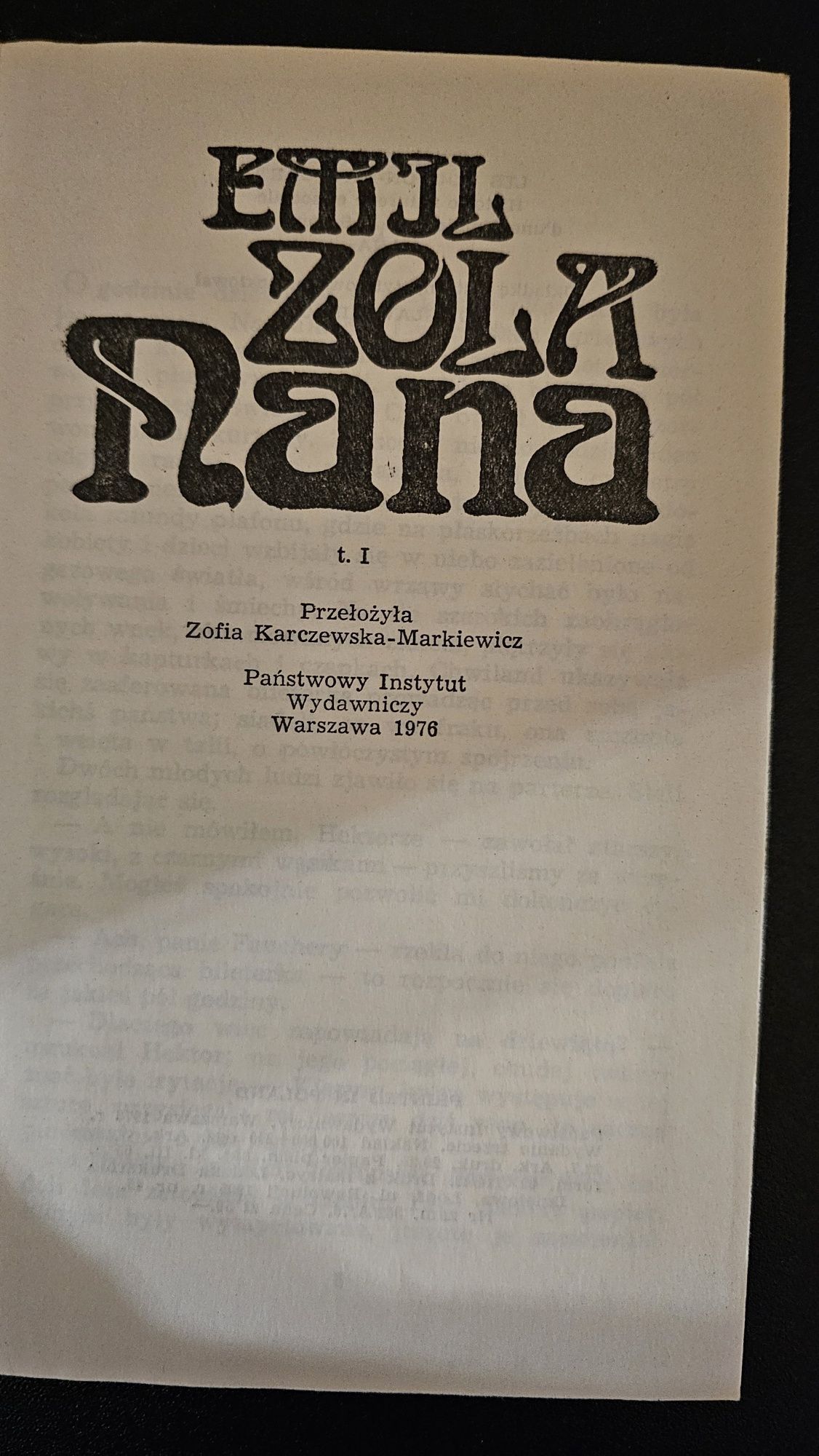 Emil Zola Nana 1976