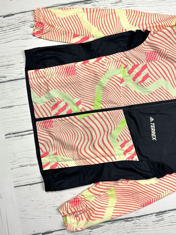 Adidas Terrex Trail Wind Lekka Kurtka Trekkingowa Damska Odblaski Logo