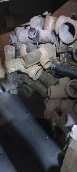 Канализация, Чугунные трубы ДУ-50, муфты, тройники, крестовины  ДУ100