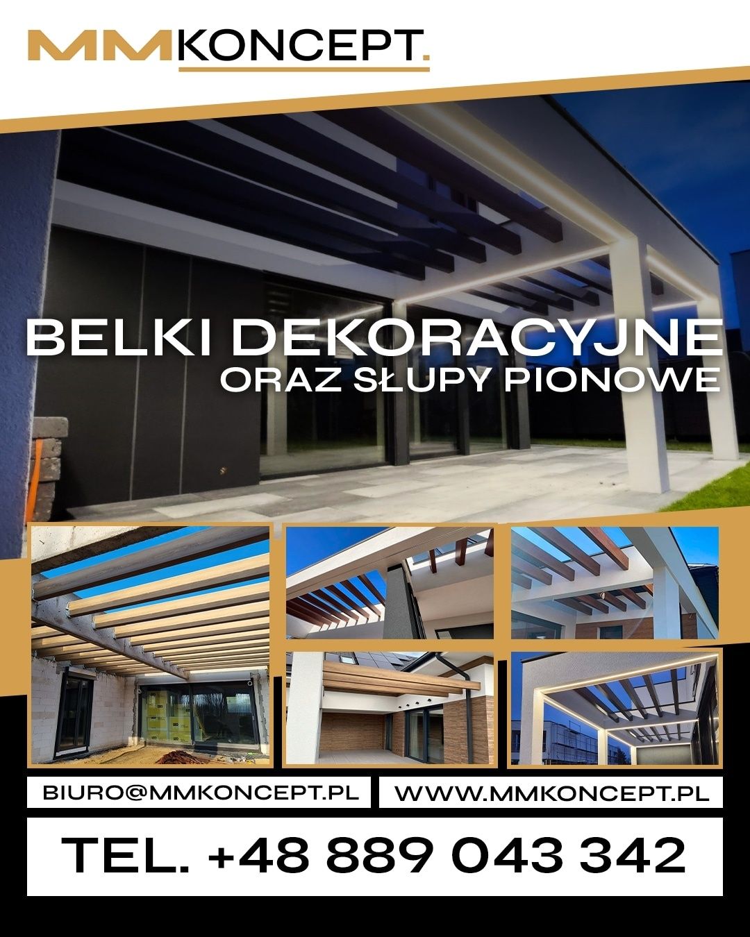 HomeKoncept Belki ozdobne Belki dekoracyjne home koncept  profile