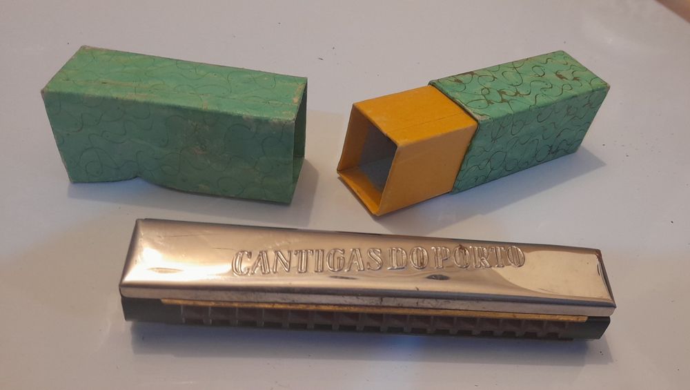 Harmonica Cantigas do Porto - brinquedo vintage com caixa