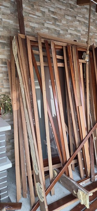 Várias madeiras de interior