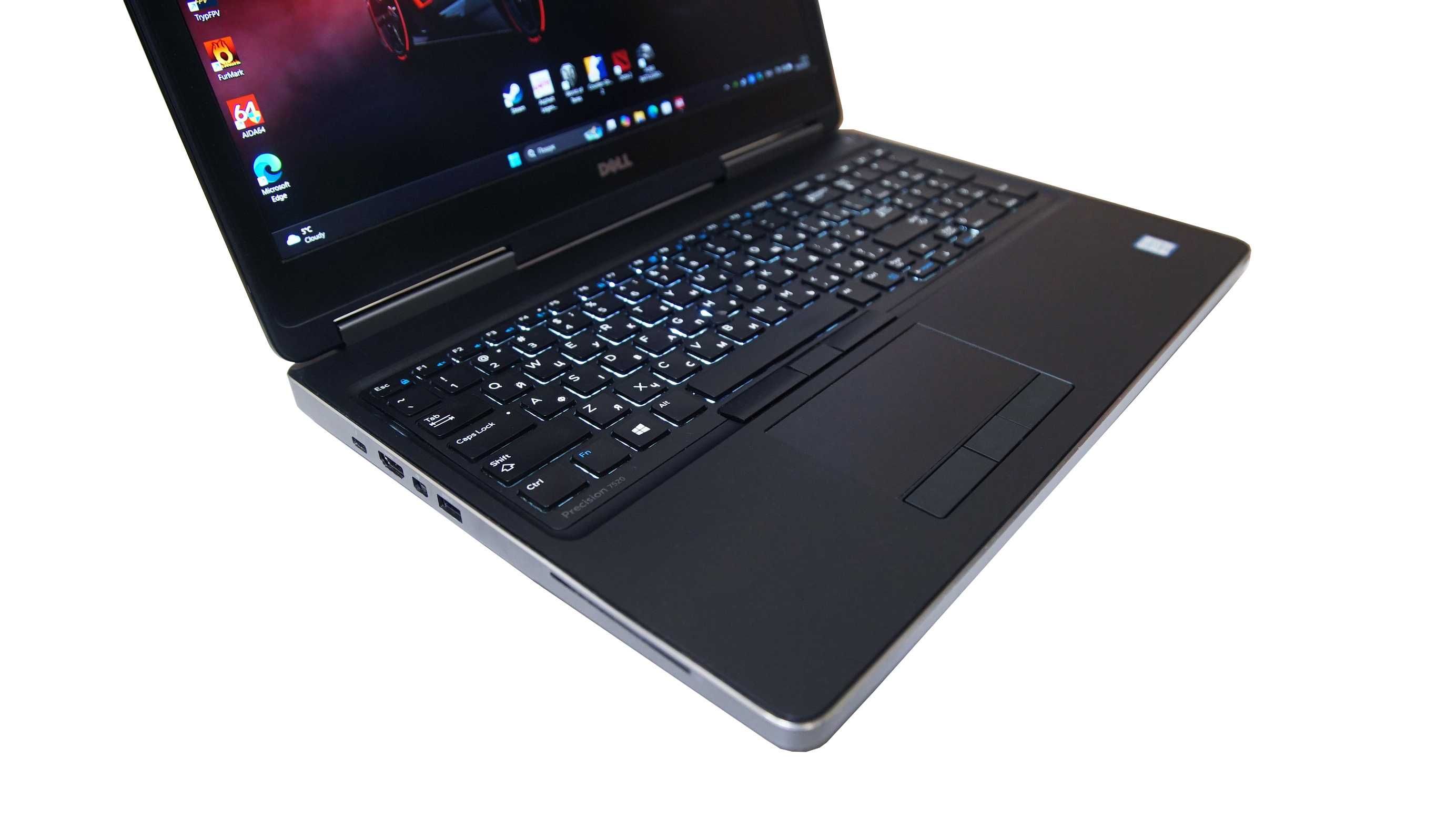 Ігровий Dell i7-7920\16gb\512gb ssd\nVidia quadro M2200\ FHD 15.6 IPS