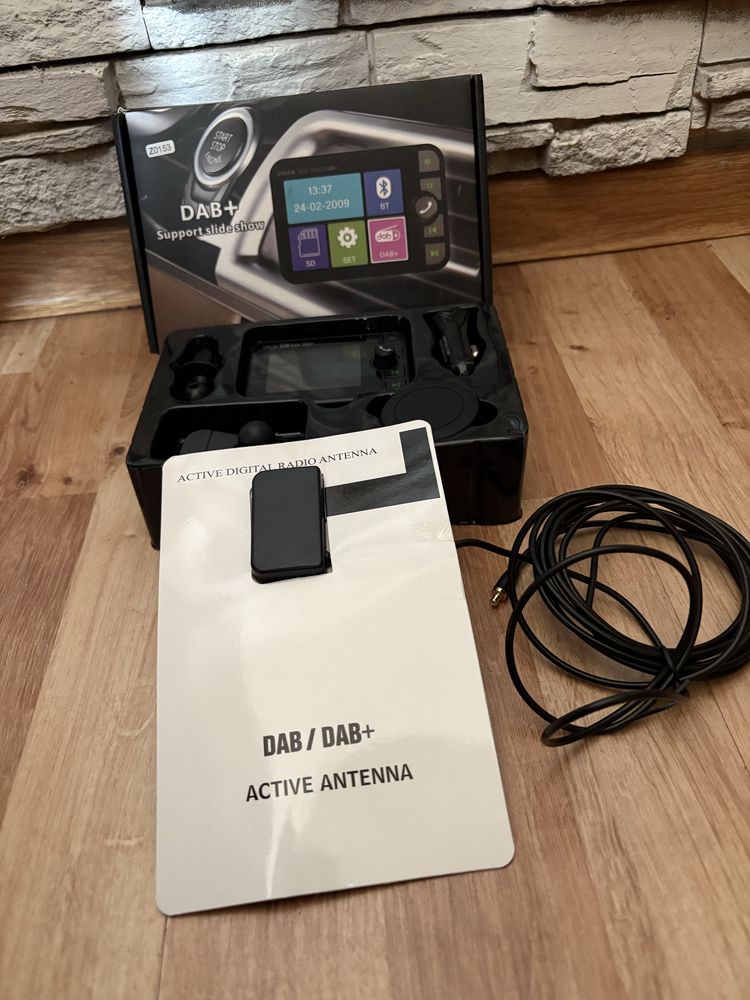 Odbiornik DAB+ z kolorowym ekranem LCD | Bluetooth | SD |