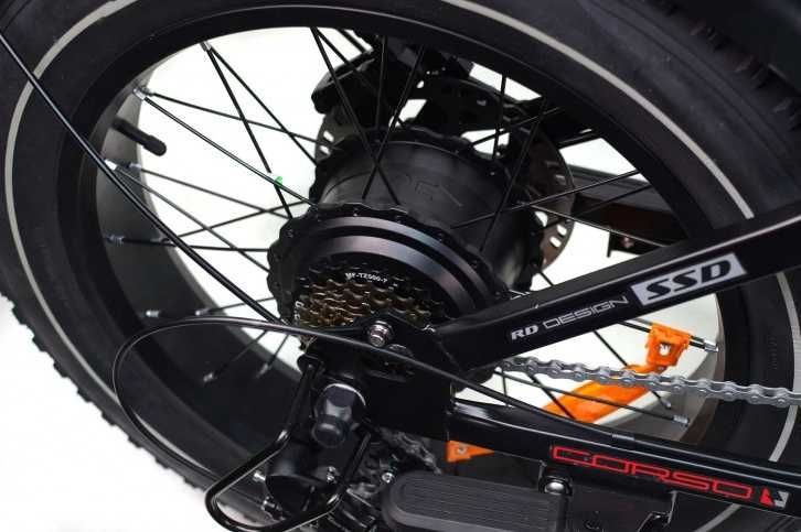 Електрофетбайк Corso 20" дюймів «Juster» потужністю 500W SHIMANO