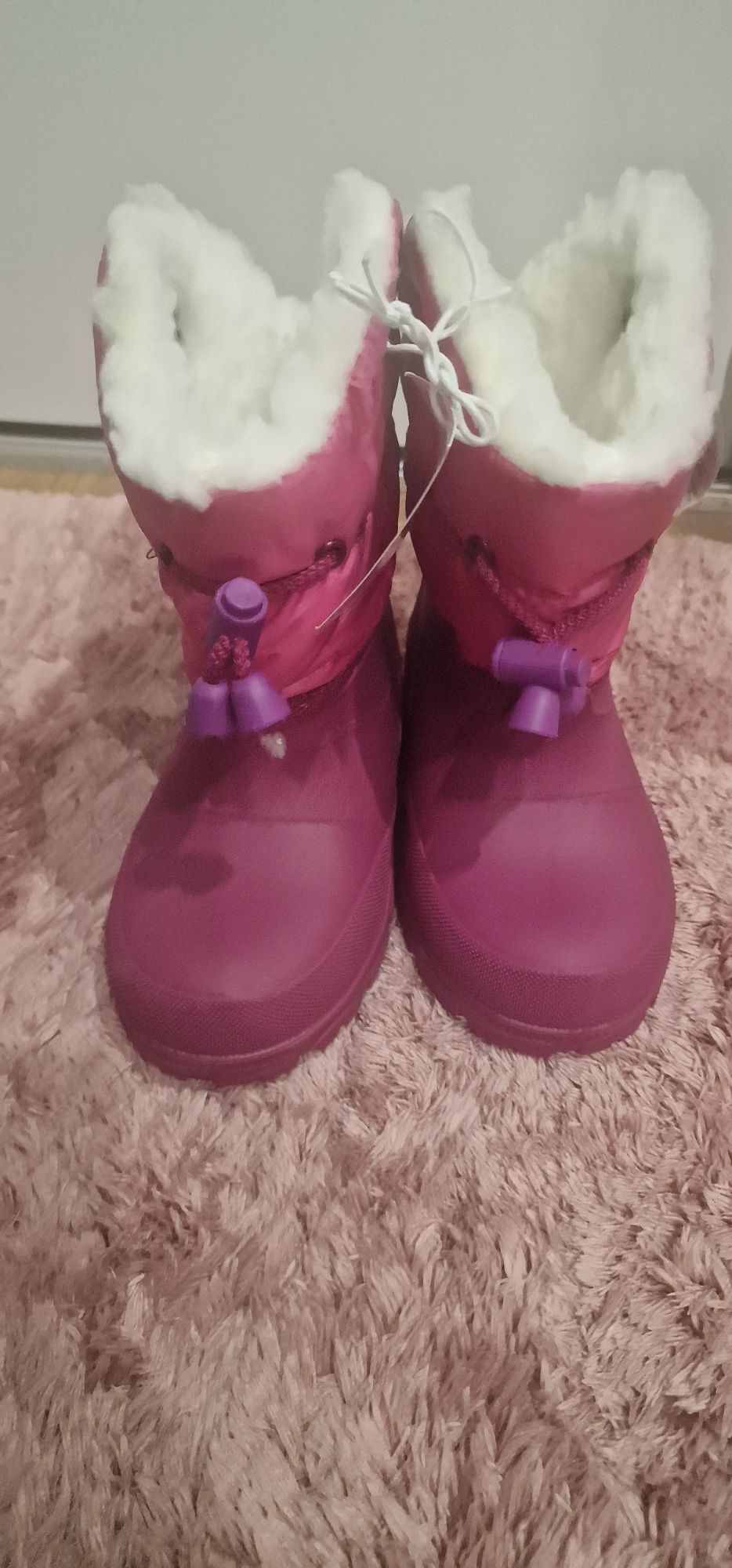 Botas menina neve