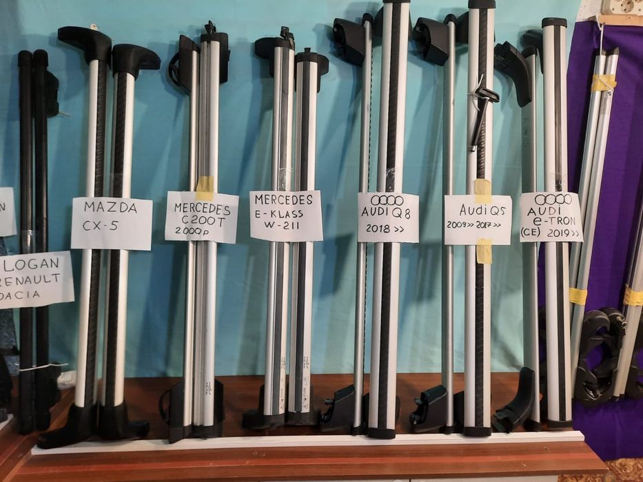 Багажники поперечини на кришу дах релінги поперечки автобокси