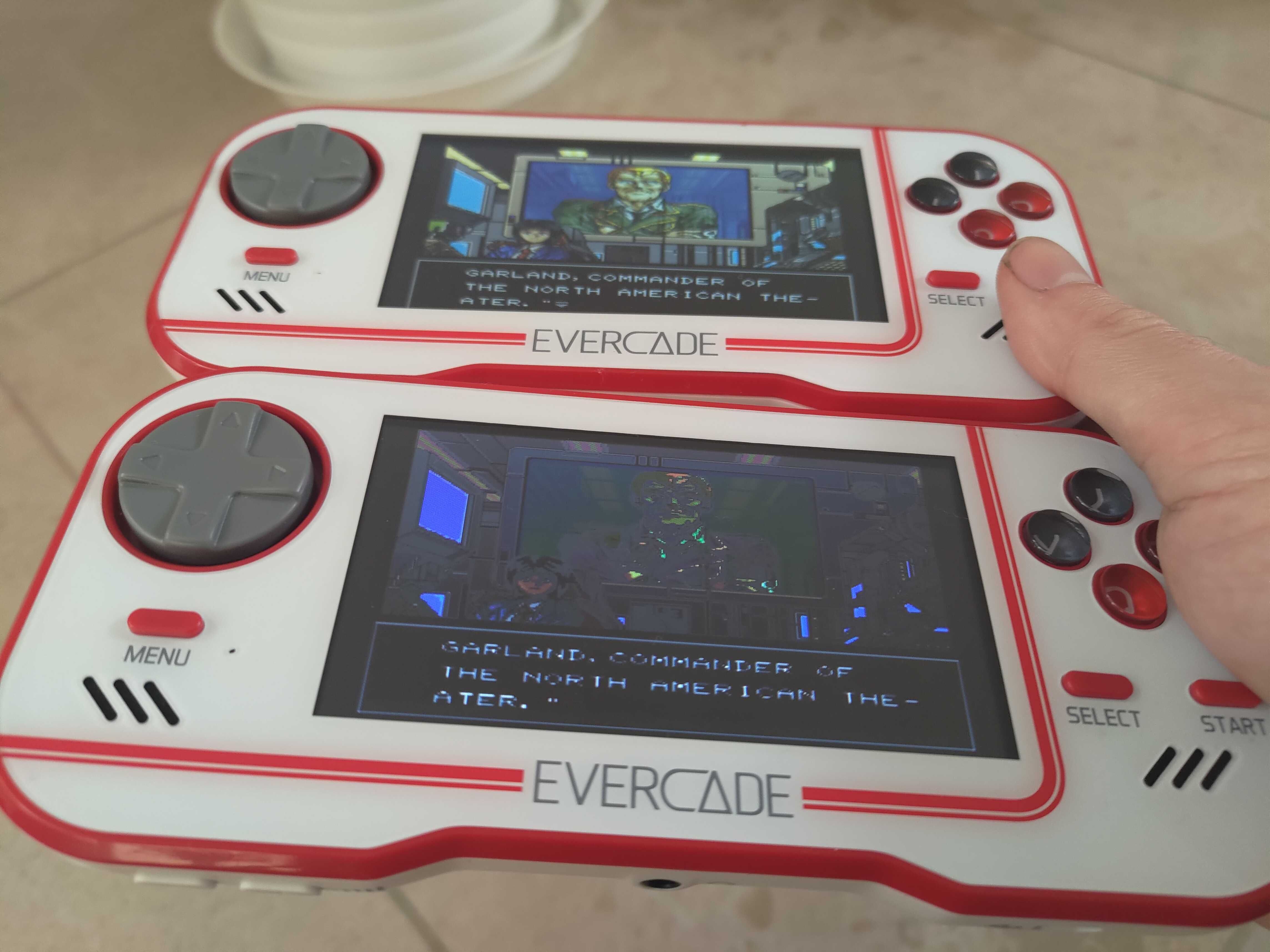 Evercade Handheld MOD!  IPS + everSD 32GB konsola