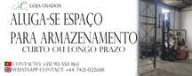 Espaço curto ou longo prazo para armazenamento.