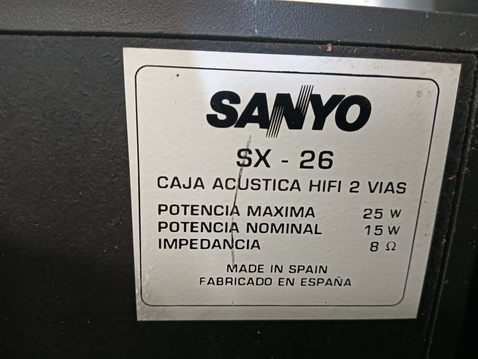 2 Colunas Sanyo 25w