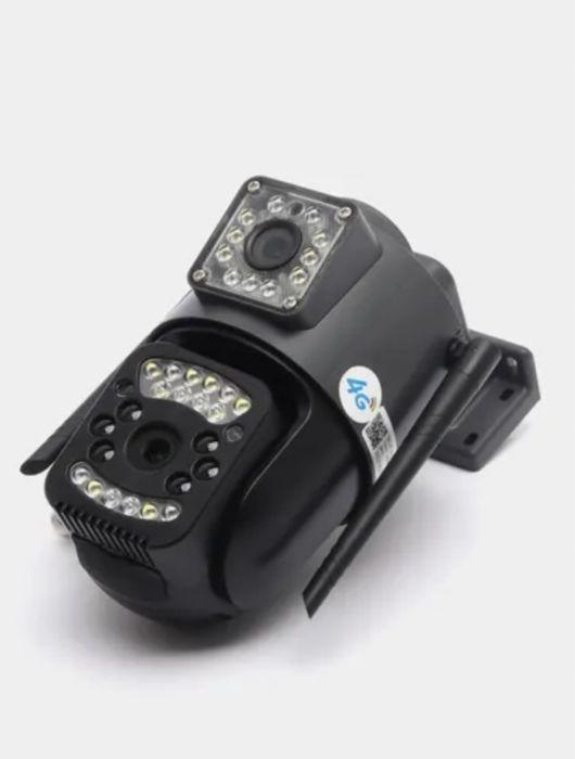 Камера з сім картою 4g або wifi вулична Відеокамера поворотна вулична