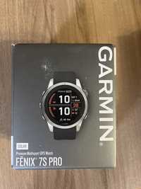 Garmin Fenix 7S Pro Solar Silver Graphite Band