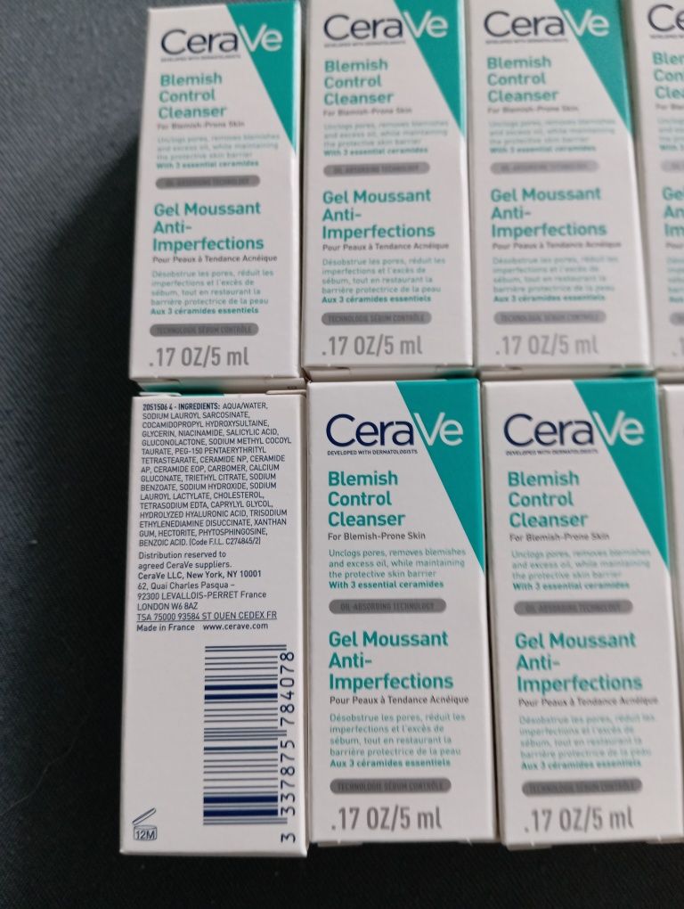 Zestaw CeraVe, CeraVe blemish control, CeraVe żel do mycia, trądzik