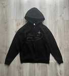 czarna bluza admor zip unisex krysztalki kiss me or die hoodie