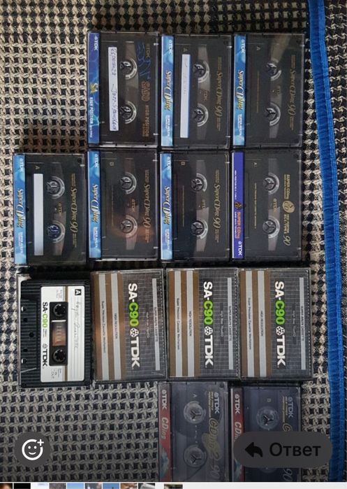 Кассеты TDK sa x90,basf,agfa