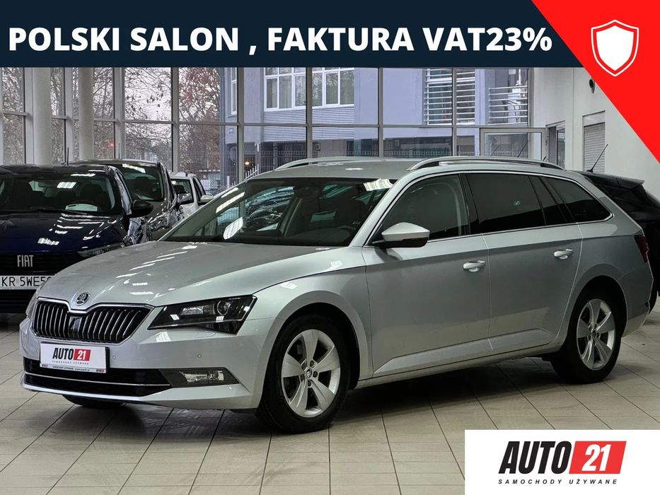 Skoda Superb Salon Polska, 1właściciel , Serwis ASO,Vat 23% , GWARANCJA