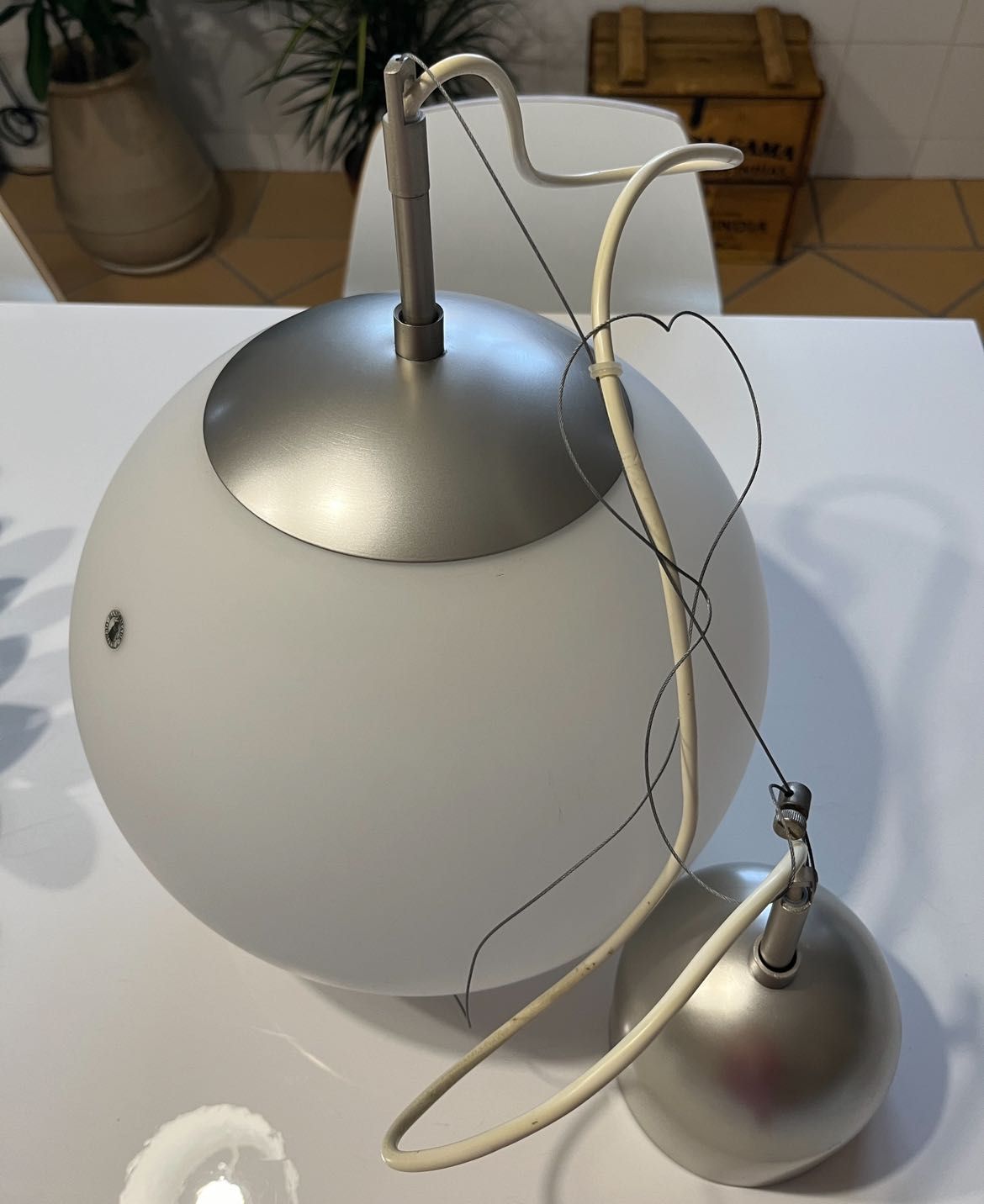 Candeeiro suspenso IKEA, branco,  35 cm