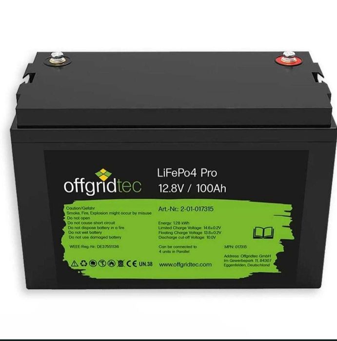 Продам акамуоятор Offgridtec LiFePo4 Pro 12,8V / 100Ah,