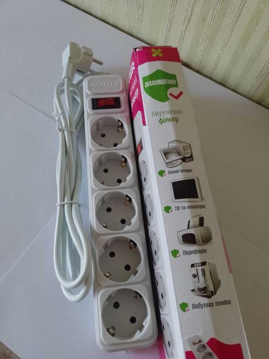 Удлинитель офисный  5 / 1,8 метра