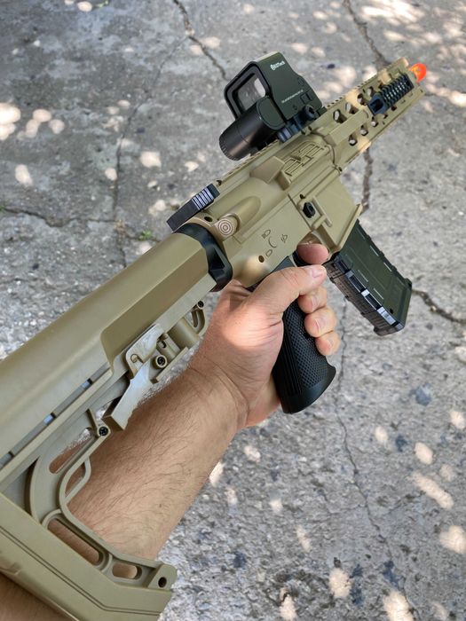 Іграшковий автомат HK416 на орбізах ДВА МАГАЗИНИ орбіган гель бластер