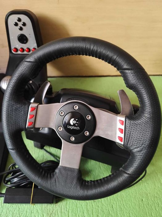 Кермо руль 900градусів Logitech G27. Ручка кпп ETS опційно