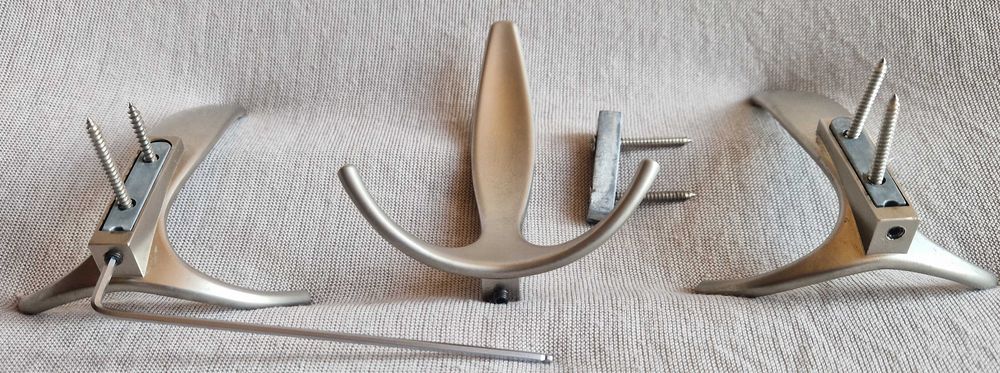 Wieszak meblowy satyna mat za 3 szt.