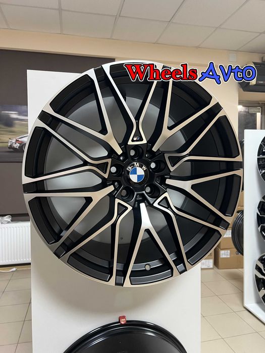 Диски матовые R20 5x120 BMW X5 X6 E70 F15 E71 F16 818 стиль разноширок