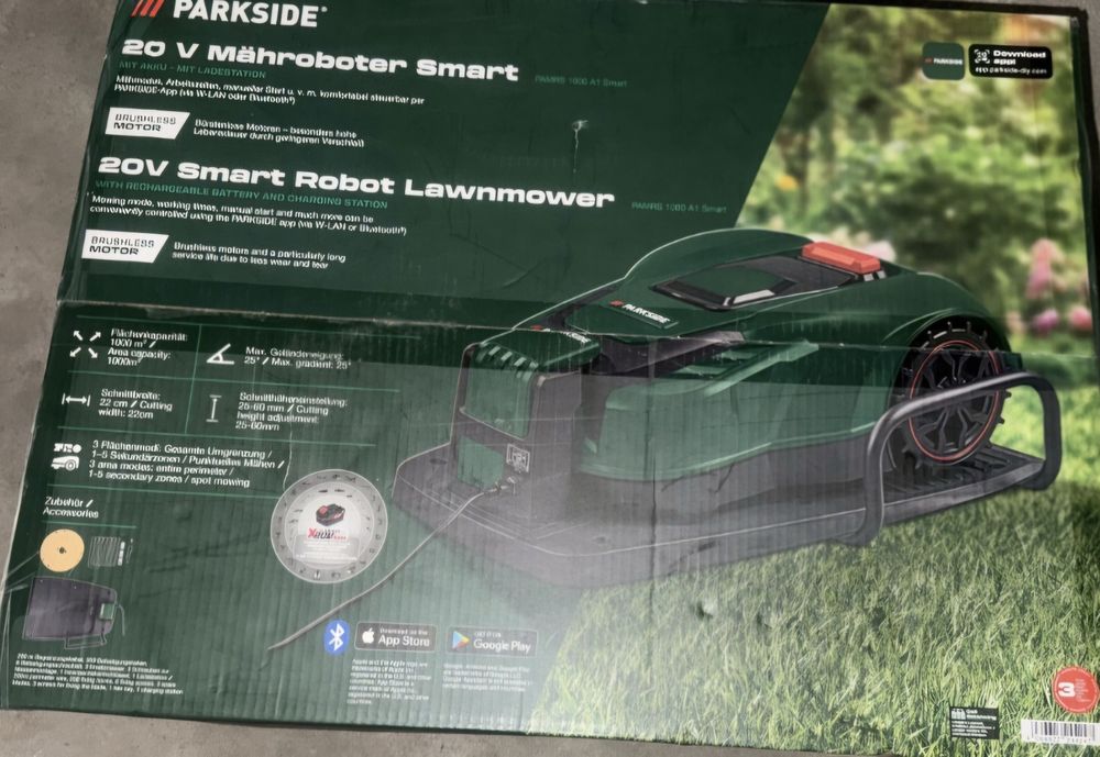 Robot koszący Parkside Smart PAMRS 1000 A1 NOWY