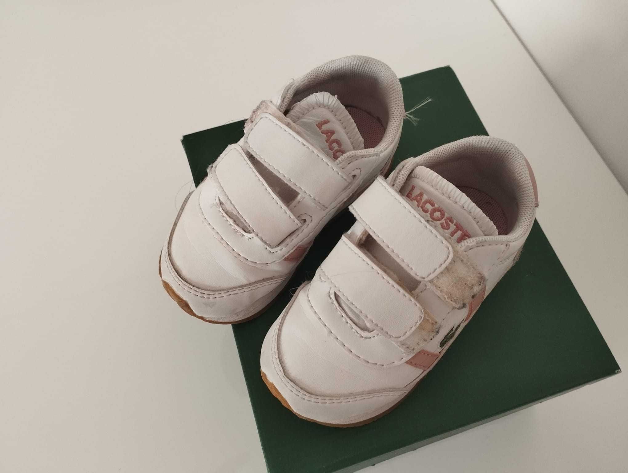 Tenis Lacoste menina com caixa