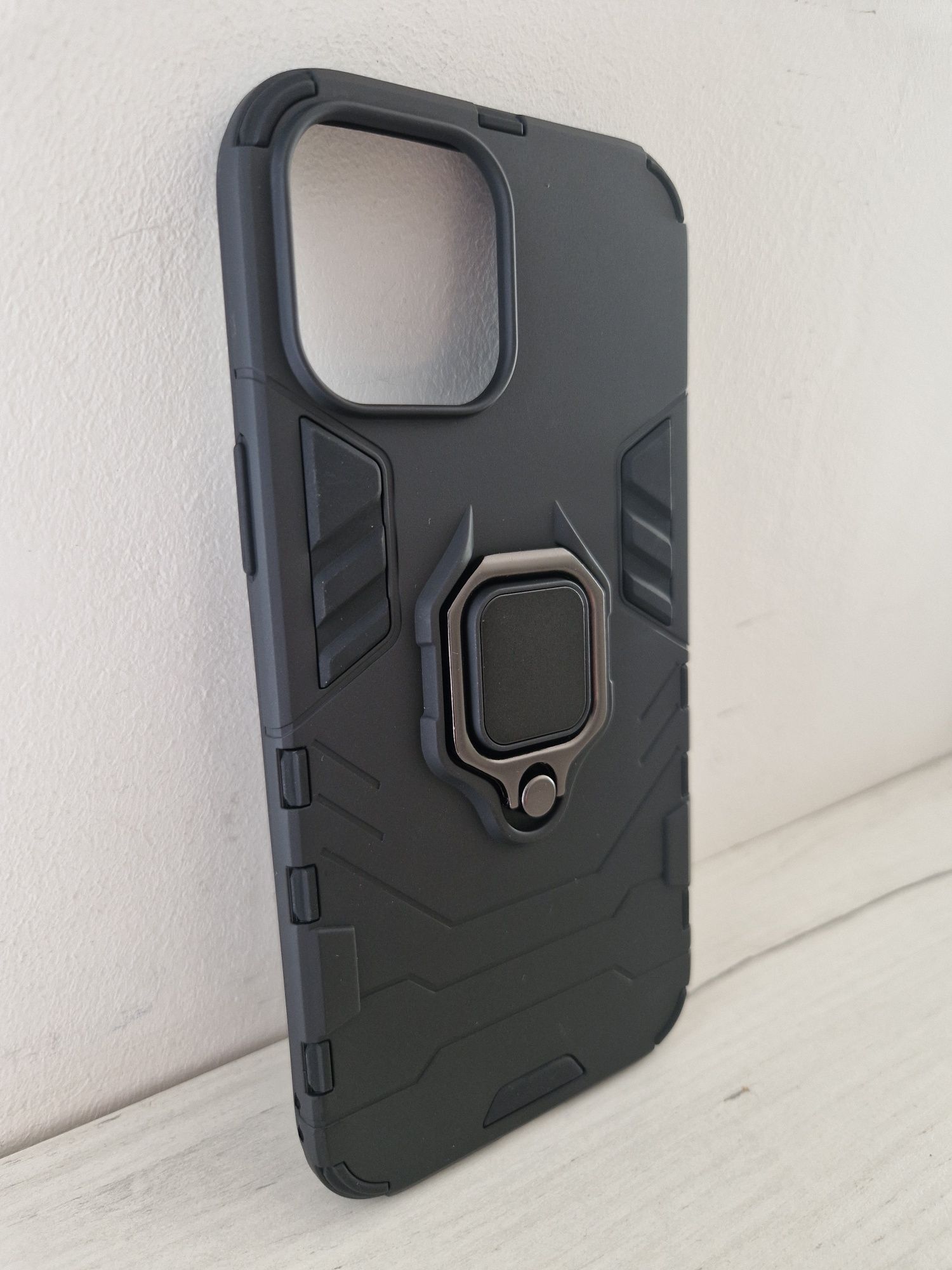 Ring Armor Case do Iphone 13 Czarny Pancerne