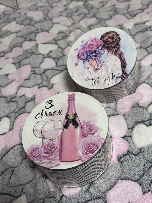 Деревяні подарункові коробки кіндер та коверти для грошей