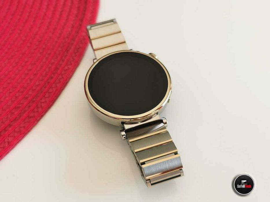 JAK NOWY Huawei Watch GT4 Elite 41mm BRANSOLETA - złoto - srebro - GW.