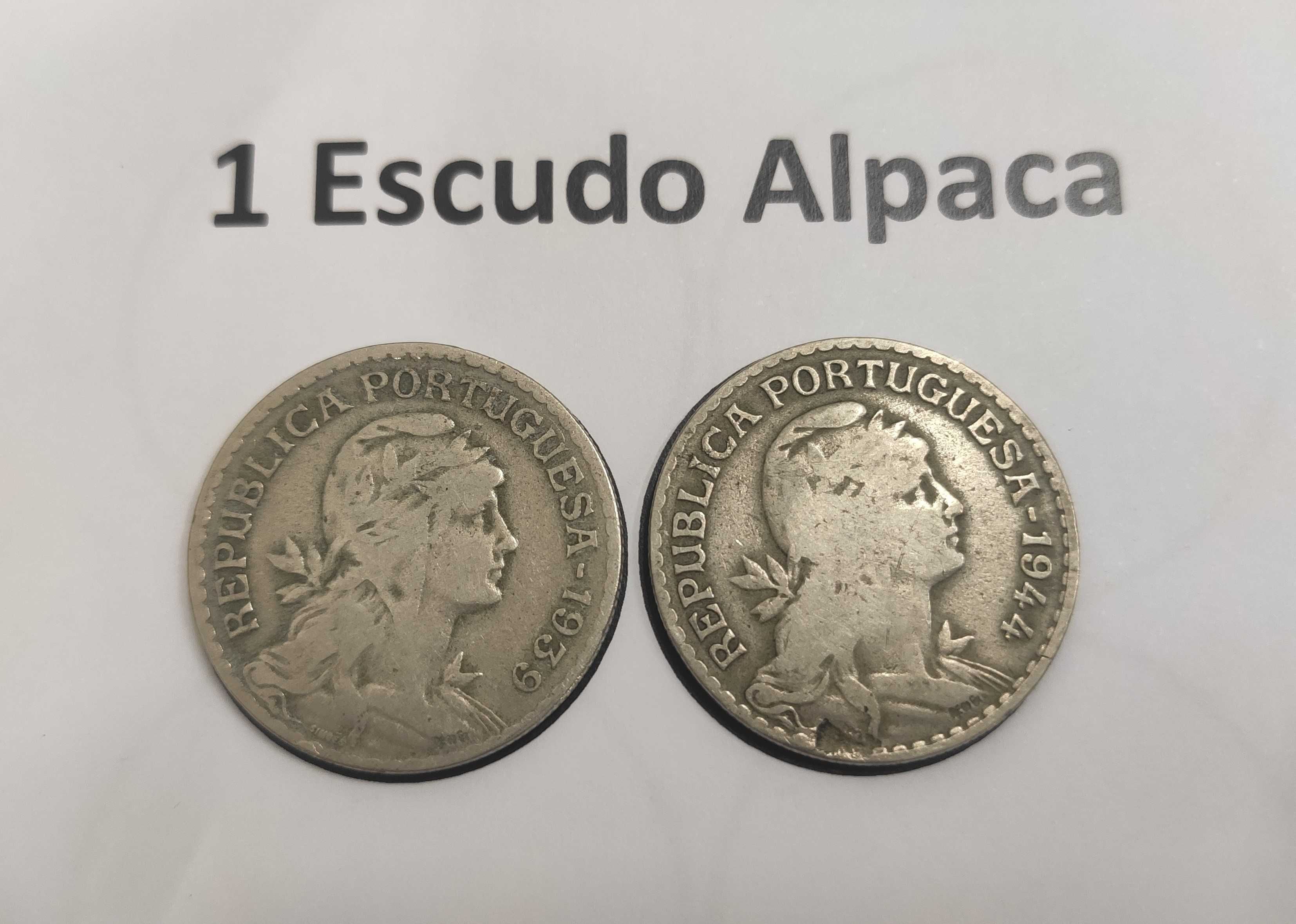 Moedas de 1$ Alpaca - 1939 | 1944