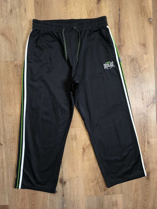 Spodnie Dresowe Everlast Czarne Sportowe Dresy Logo