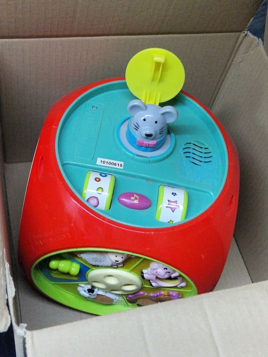 Kostka edukacyjna zabawka DUMEL gra i świeci.