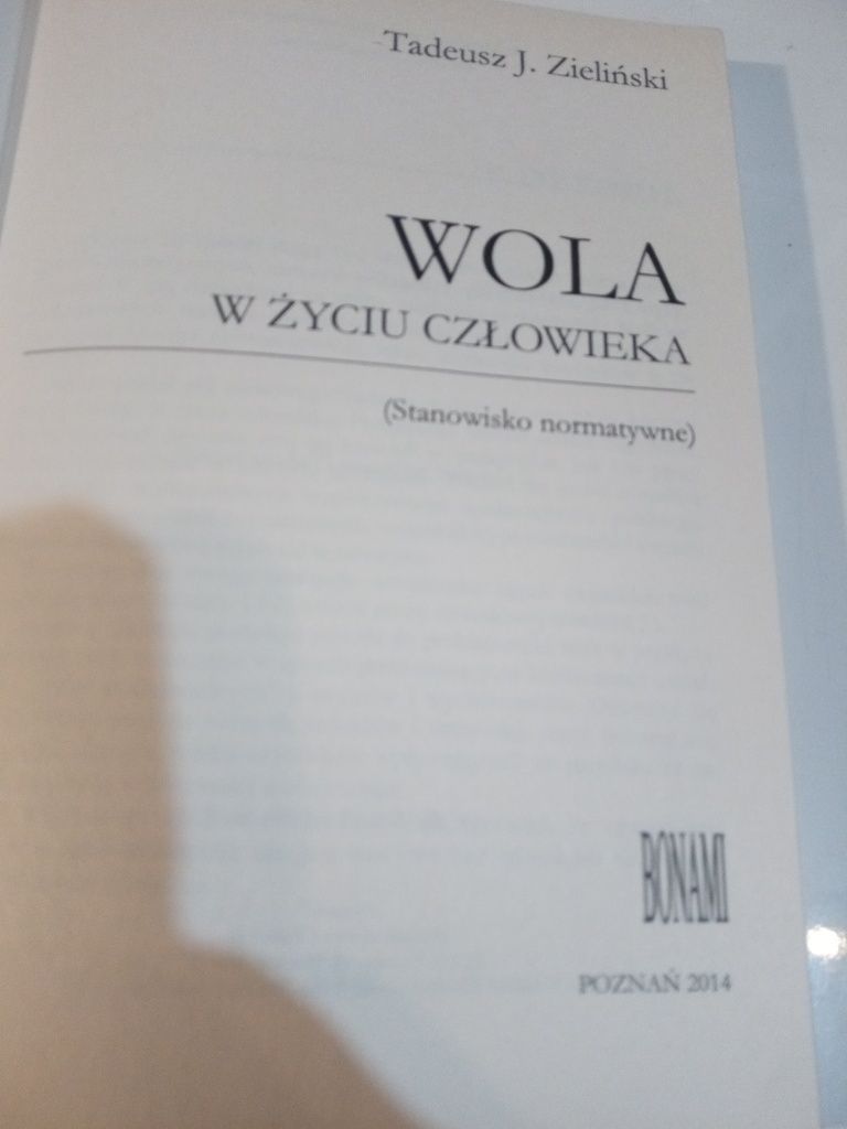 Wola w życiu człowieka - Zieliński