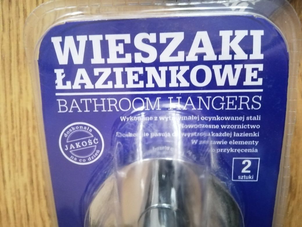 Wieszak na ręcznik kąpielowy wieszaki łazienkowe  komplet