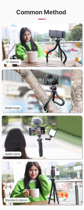 Uchwyt wyginany Ulanzi FT-01 statyw Octopus elastyczny do telefonu