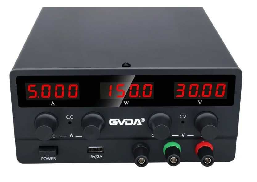 Лабораторний блок живлення GVDA 30V/10А USB (Зарядний пристрій)