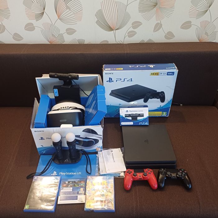 Sony PlayStation  4. + vr  vr sony