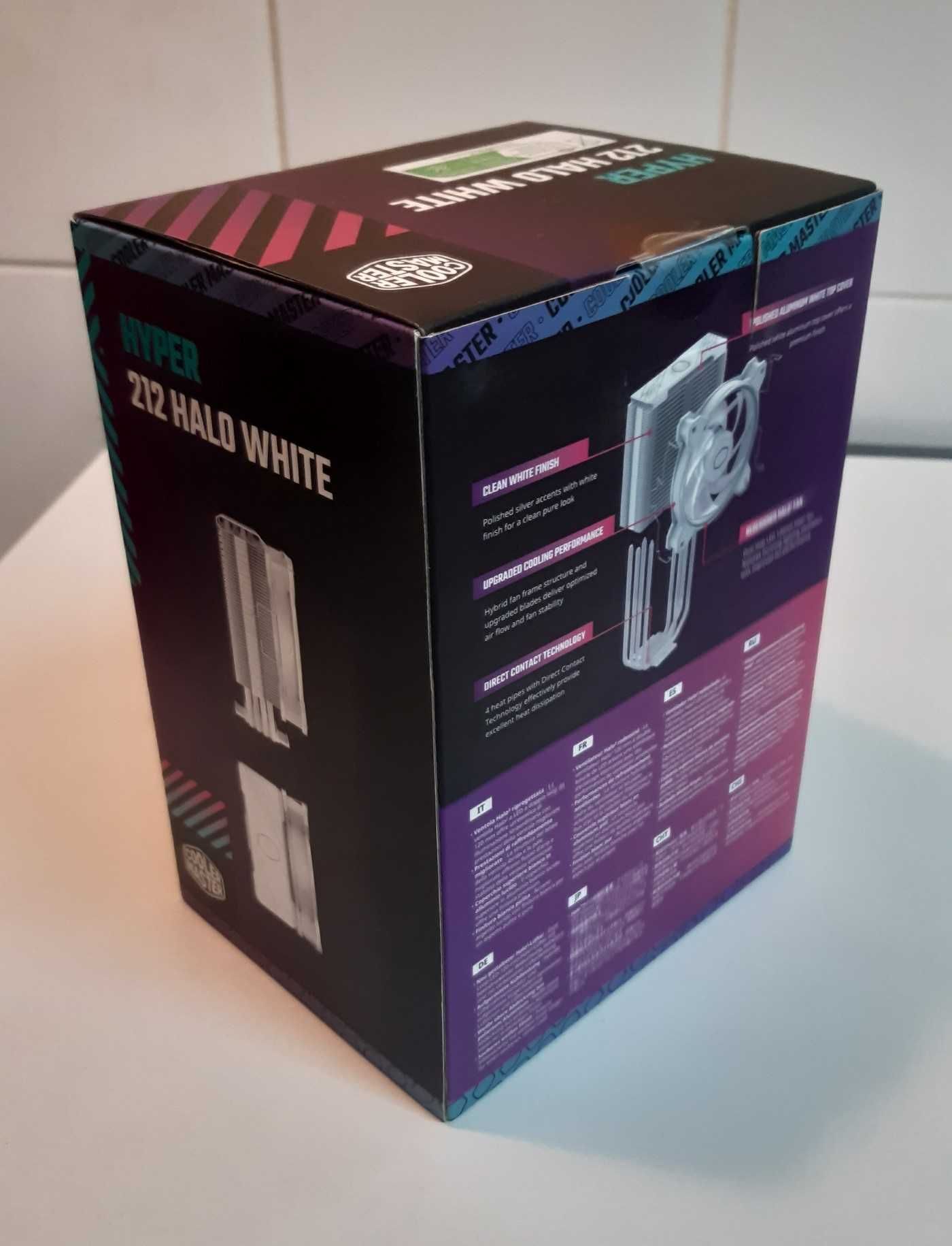 CPU Air Cooler Master Hyper 212 Halo ARGB Branco 120mm