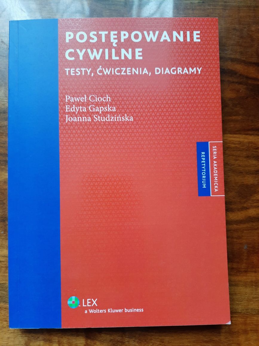 Postępowanie cywilne. Testy, ćwiczenia, diagramy. Cioch.