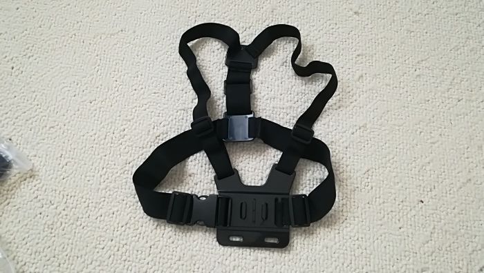 Szelki gopro xiaomi sjcam xiaoyi itp mocowanie kamerki na klatkę piers
