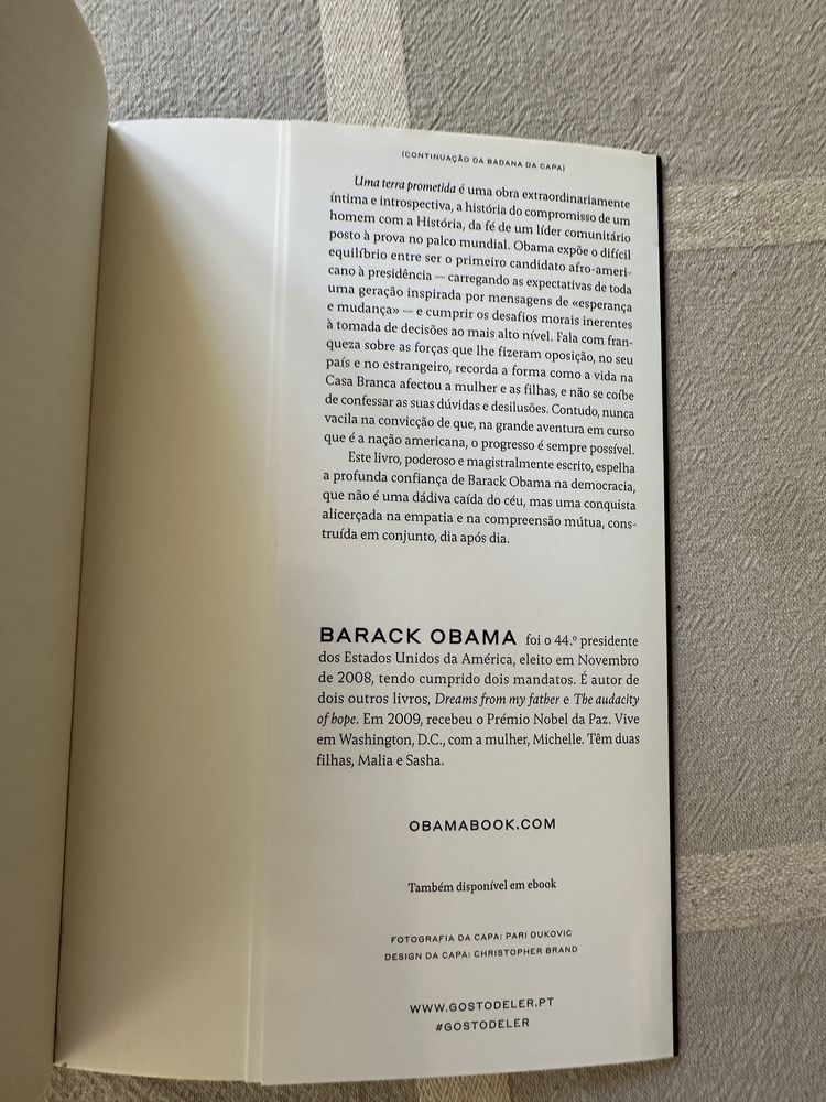 Barak Obama, uma terra prometida