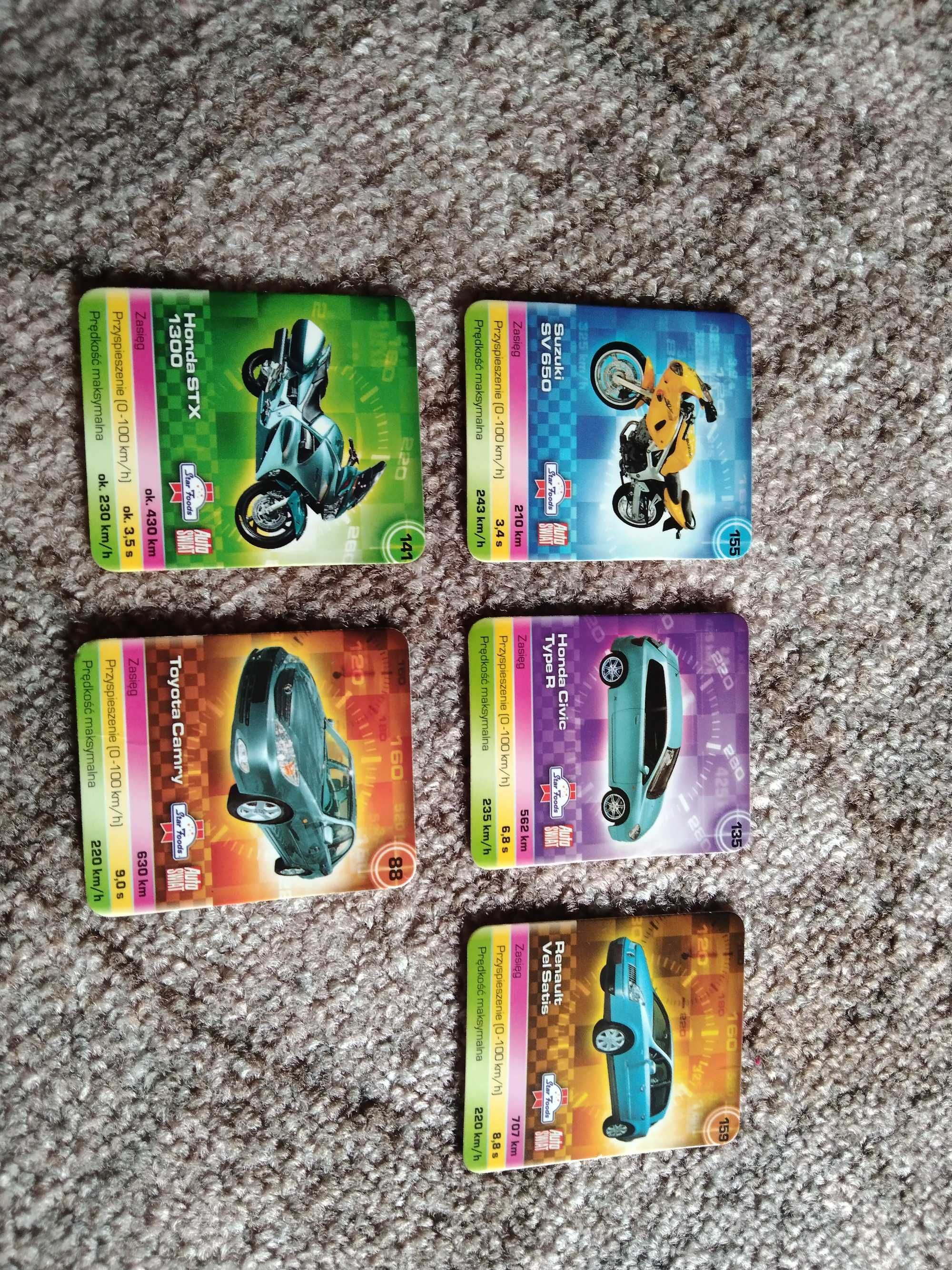 Piec kart z star foods z mitomania 2