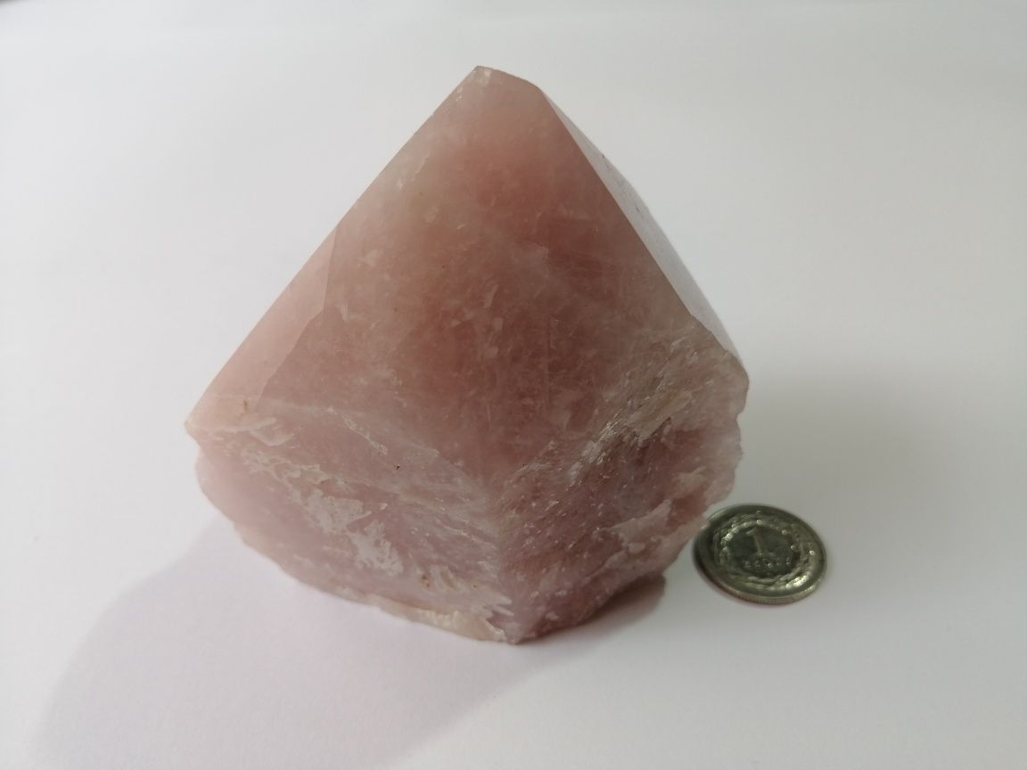 Naturalny kamień Kwarc Różowy w formie monokryształu czysty nr 5