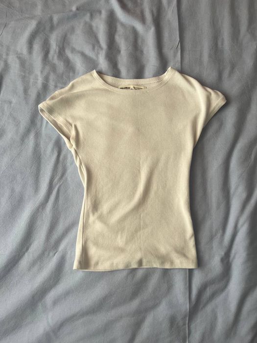 топ белый pull and bear